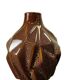 Vintage brown ceramic vase