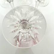 3 Baccarat Crystal Wine Glasses - Juvisy Red Model