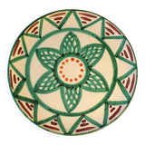 Assiette céramique par Antoine Fazio Vallauris Ø20.5cm