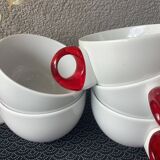 Tasses Guzzini à déjeuner en porcelaine