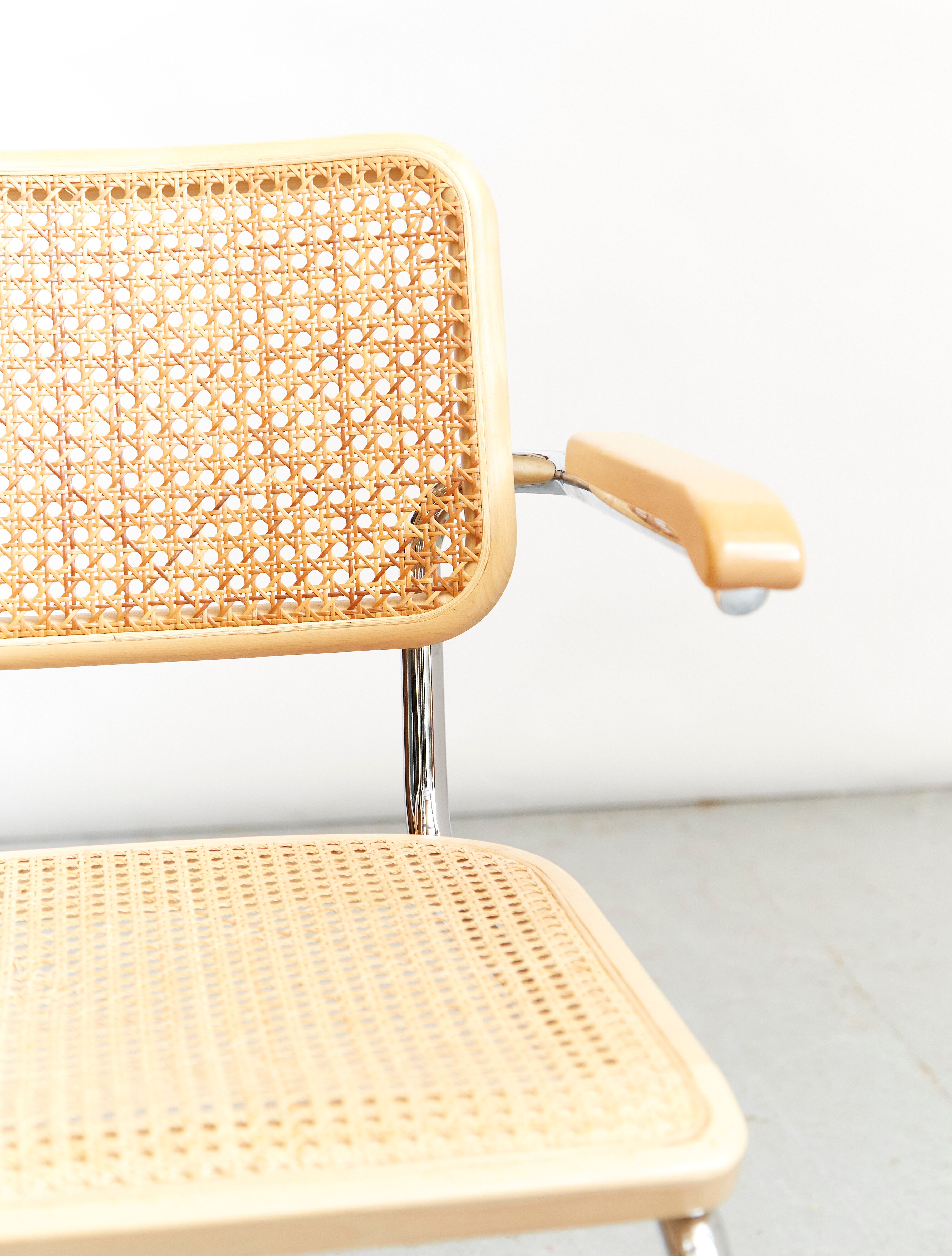 Marcel Breuer B64 "Cesca" chairs for Thonet
