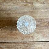 Lampe globe “godrons” ovale en verre