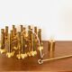 Brass Chandelier by Gaetano Sciolari