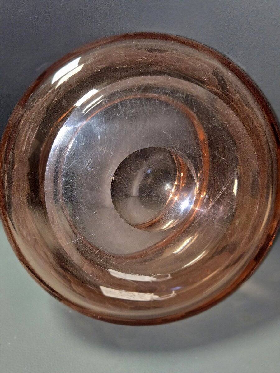 Legras: very important glass vase with acid-etched patterns.