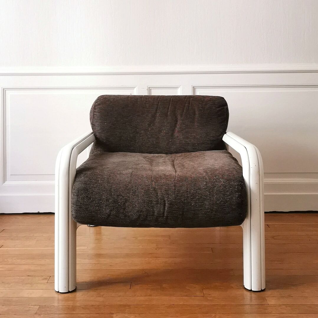 Fauteuil lounge de Gae Aulenti, Knoll, 1970