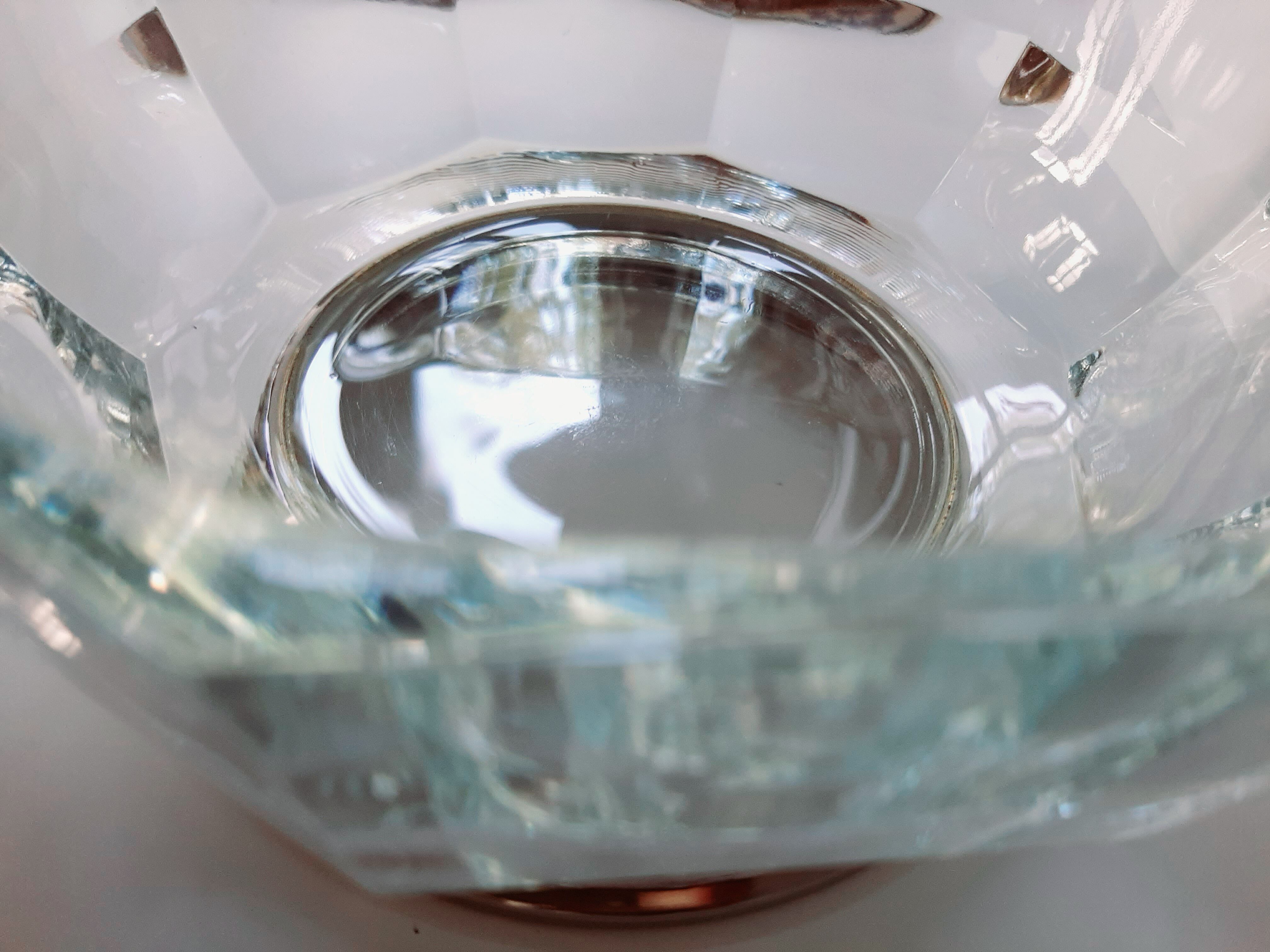 Art deco crystal cut