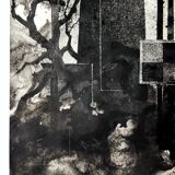 Eugène Eechaut (1928-2019) - ink Composition (1977)
