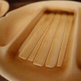 Set of 6 Salins asparagus plates