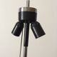 Dutch chrome and cast-iron tripod lamppost - 1960