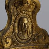 Large Provincial Copper Church Candlestick, France, ca. 1900