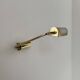 Applique vintage orientable en laiton, France, 1970