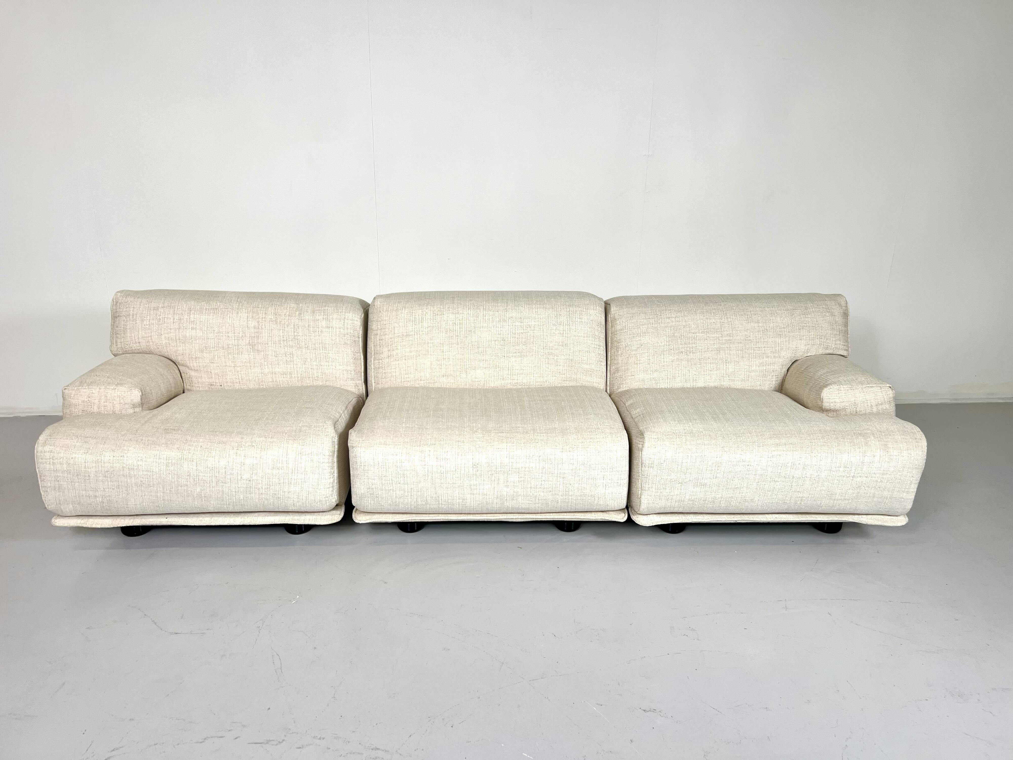 Fiandra Sofa (Three and Two Seater) By Vico Magistretti For Cassina, Italy