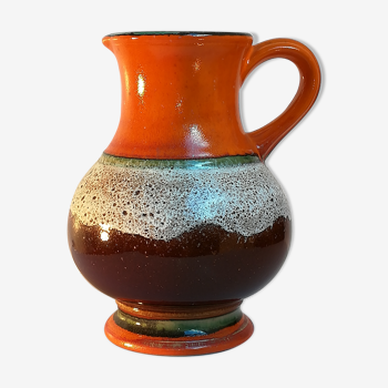 Pichet vase en céramique seventies