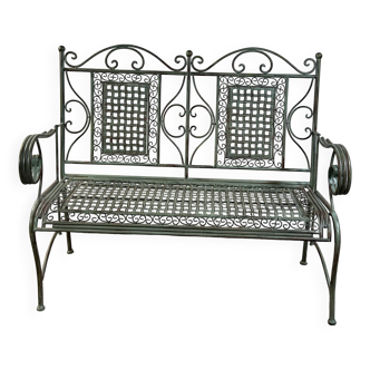 Banc de jardin pliant en fer