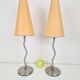 Lampes de table vintage Squiggle Antimon Zigzag d'Ikea, années 1990, ensemble de 2