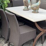 Indoor or outdoor dining table