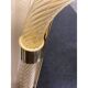 Rectangular "Torciglione" Wall Mirror Murano Glass in Barovier Style