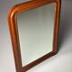 Faux bois antique mirror