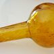 Blown glass carafe from Biot, amber, bubbled, vintage 70s