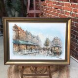 Framed painting
