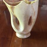 Ceramic vase with double handles