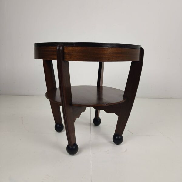 Table basse Art Déco – École d'Amsterdam, Pays-Bas, années 1930