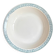 Shallow round plate St Amand in blue ironstone