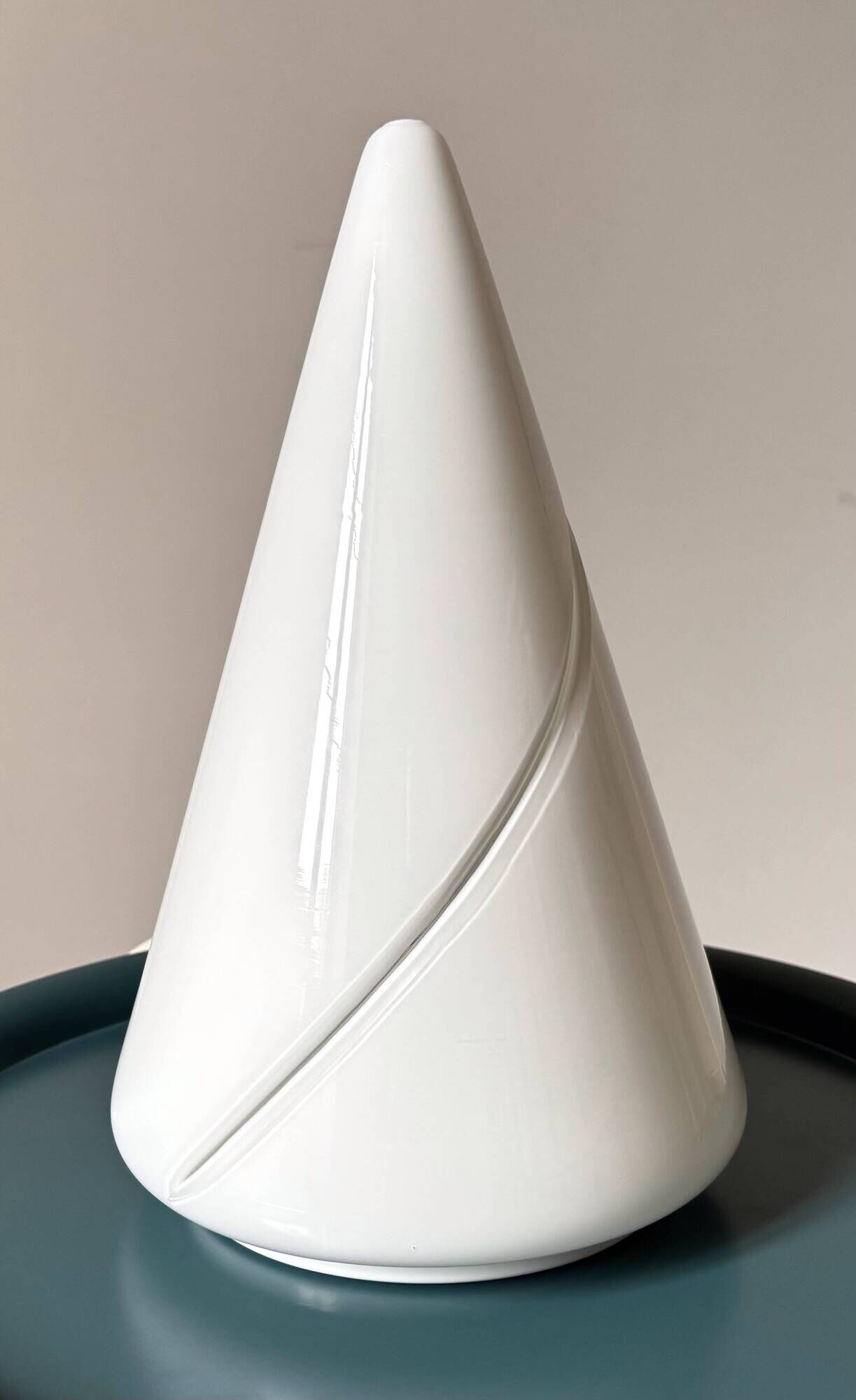 Lampe cône Murano Puntoluce - Sceau d’authenticité -