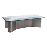 Table Ypsilon en acier inoxydable, années 1970