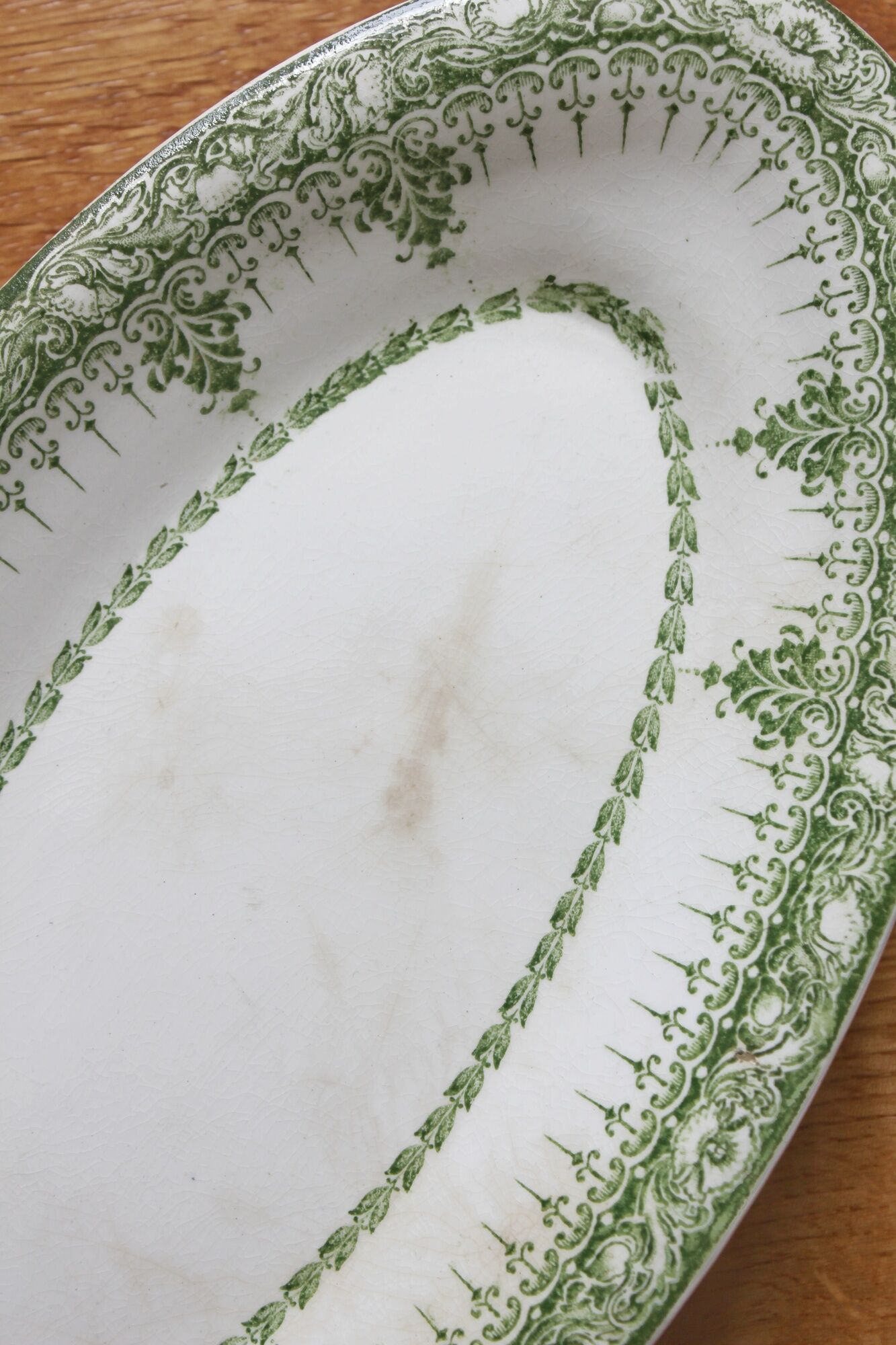 "Ariane" ironstone dish, Onnaing earthenware factory, late 19th century