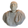 Bust of Emperor Galba, white Carrara marble, 18th century.