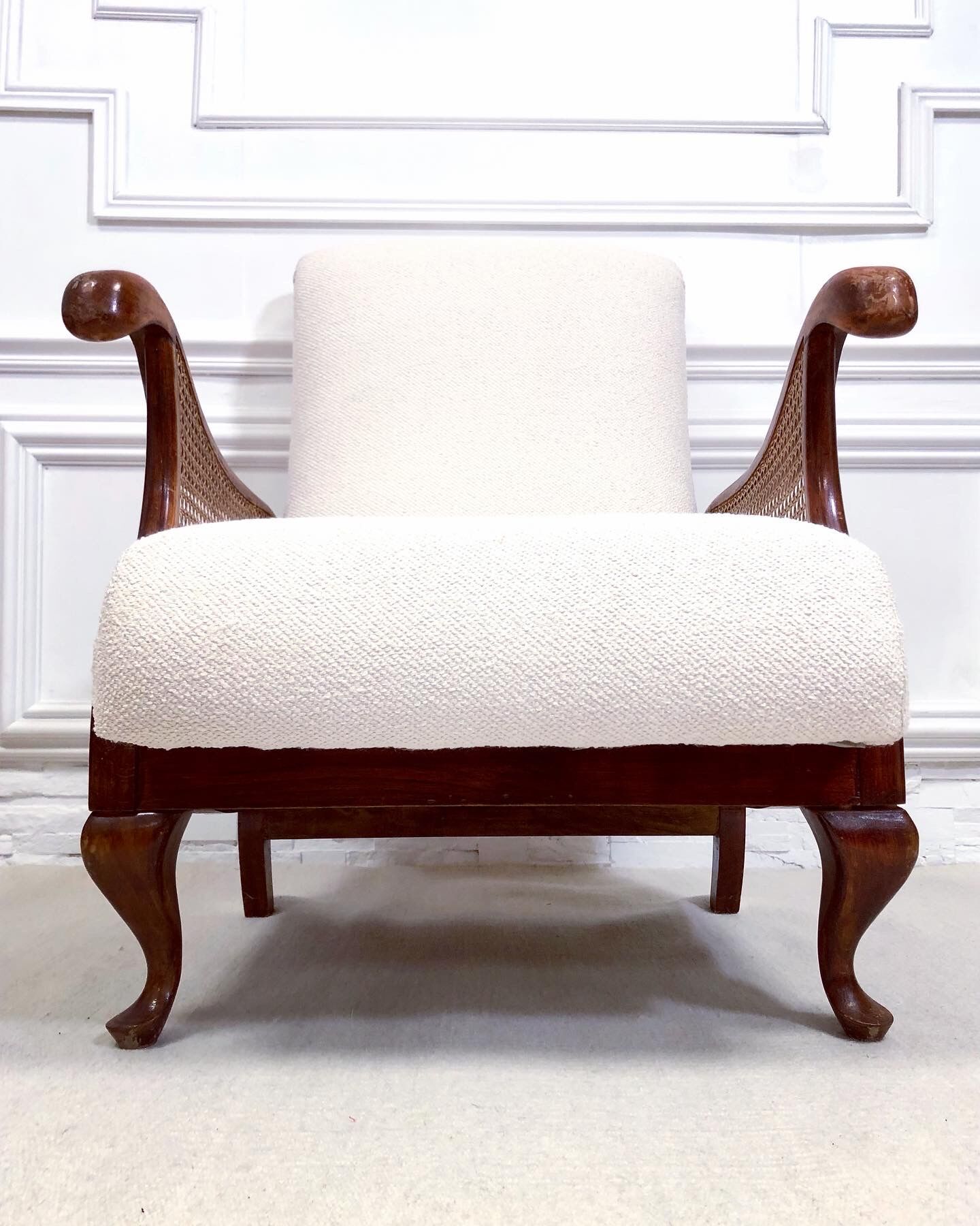 Vintage shepherdess armchair