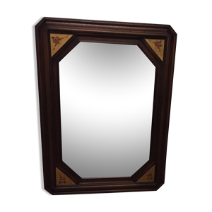 miroir en bois 81 x 61