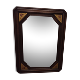 81 x 61 cm wooden mirror
