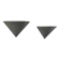 Pair of vintage conical wall lights, brushed metal, France 1970.