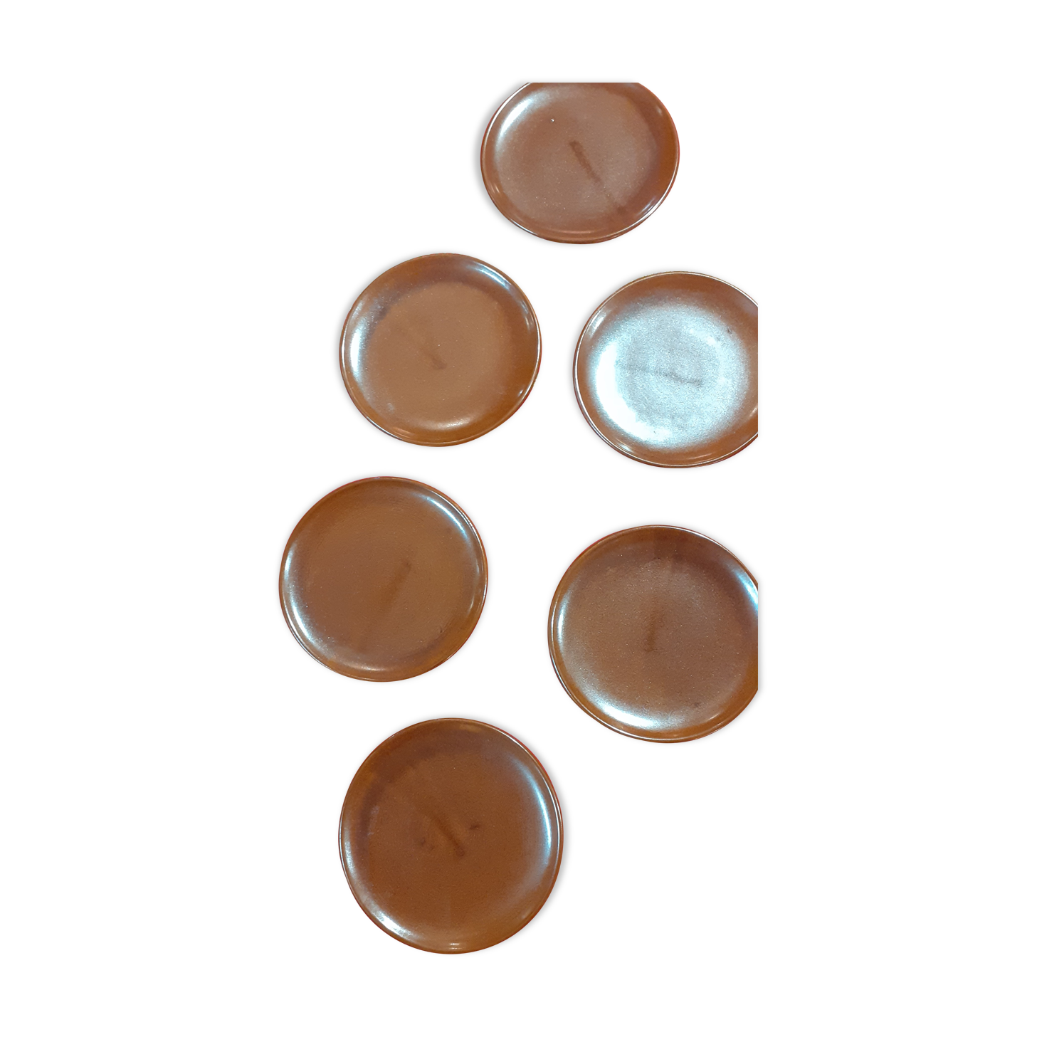 Dessert plates set of 6  vallauris felix ceram