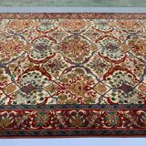 XL Vintage Arts and Crafts, W Morris style Rug 400x296 cm, Red Blue