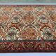 XL Vintage Arts and Crafts, W Morris style Rug 400x296 cm, Red Blue