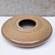 Flat ceramic vase by Nadia and Alain Pinel