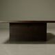 Bamboo and wood coffee table by Axel Vervoordt 1980s