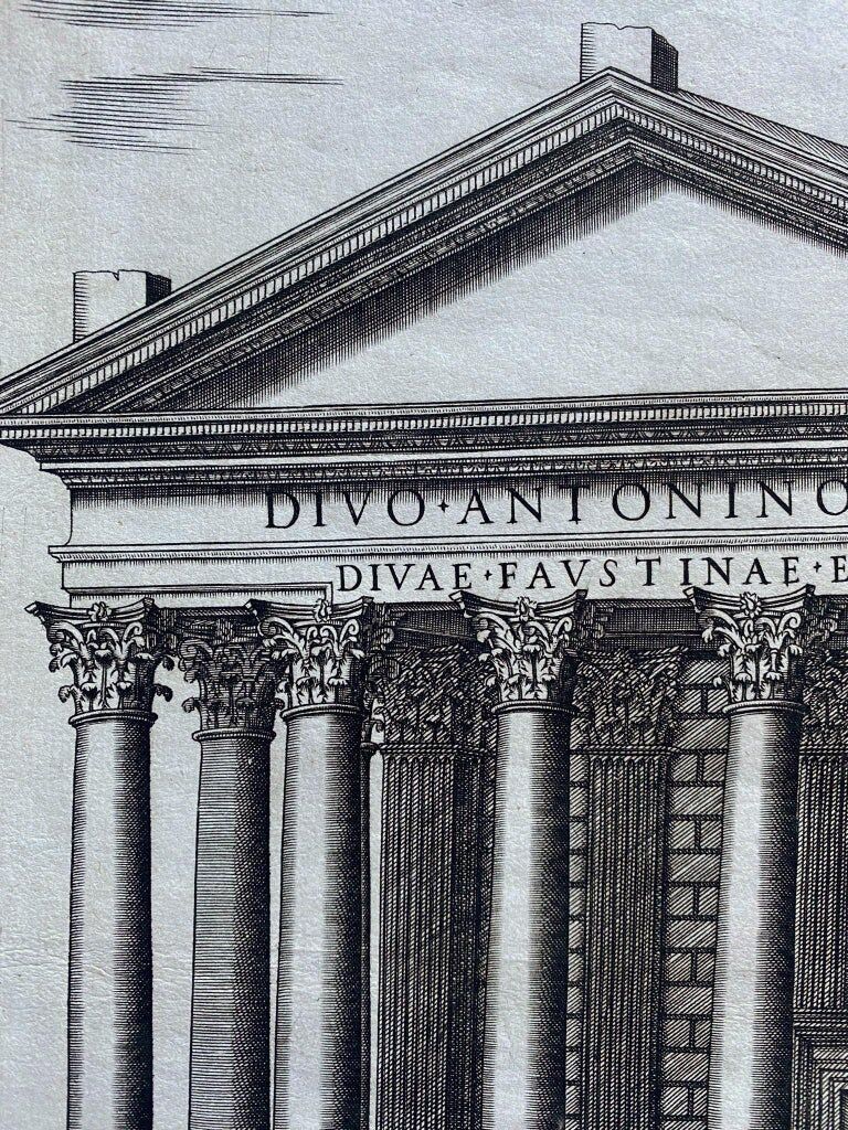 Antoine Lafrery, "Speculun Romanae Magnificen", set of 6 engravings, XVIth