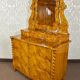 Commode coiffeuse Louis-Philippe en loupe d'orme et frêne - env. 1840-1860