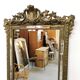 Ancient mirror 116 x 82 Napoleon III wood and gilded stucco
