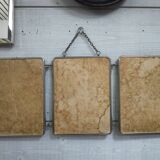 Triptych mirror from the 50's - 60x24cm