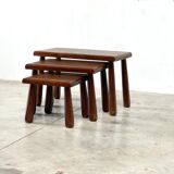 Brutalist nesting tables