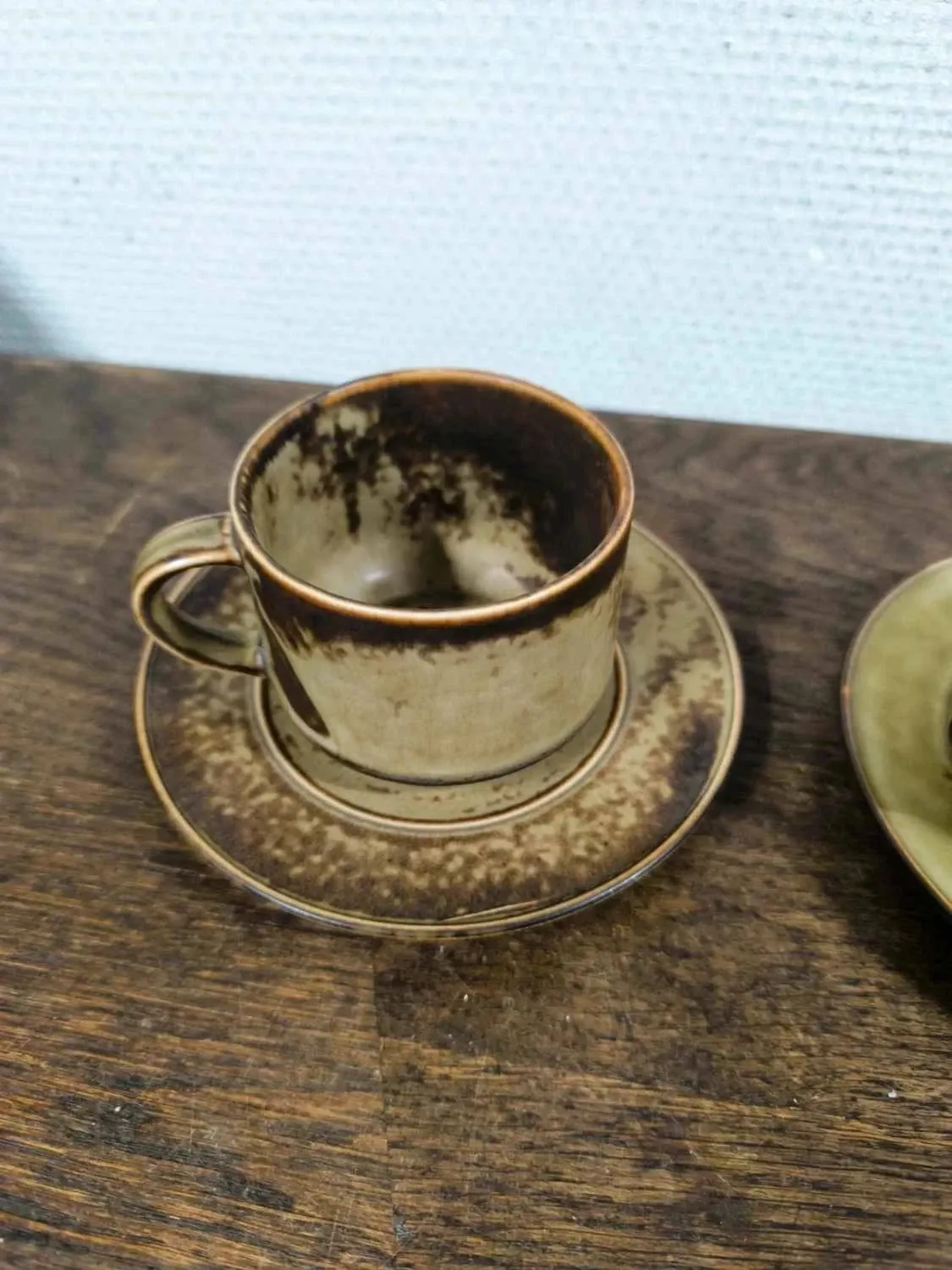 Set of 2 mugs + saucers Langenthal