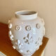 Large vase signed Emile Tessier with a lily flower design.