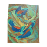 Old unsigned canvas