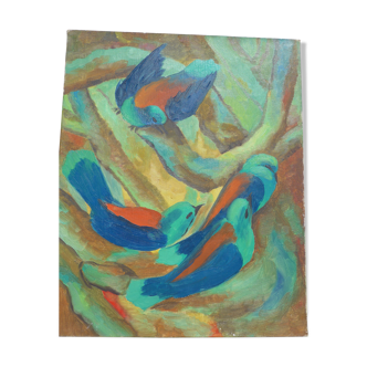 Old unsigned canvas