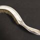 Picks crumbs, peel and table brush in silver metal